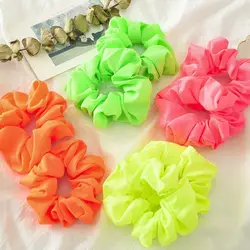 Elastic Neon Colour Scrunch Hair Ties Hair Accessories Hair Rope Headwear