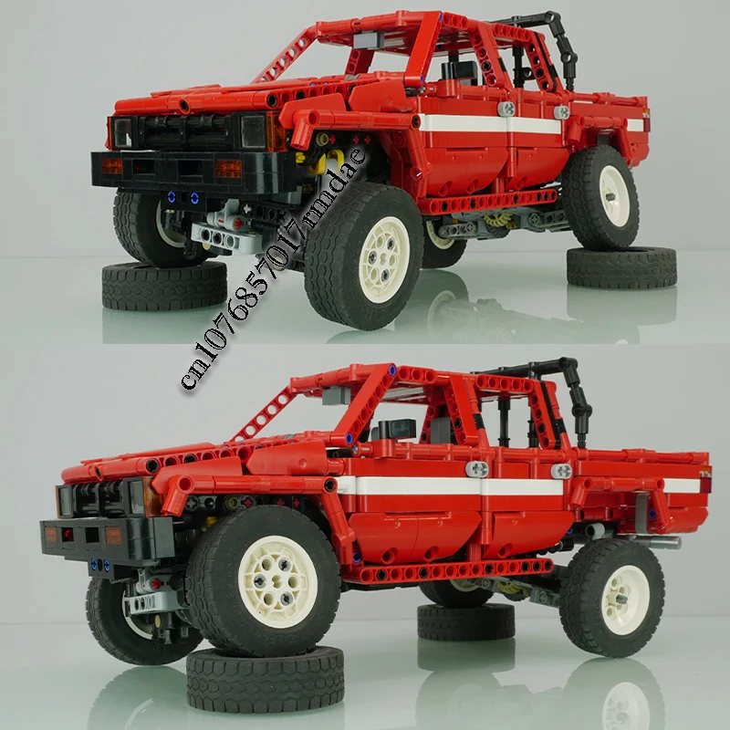 1279PCS city Engineering Series RC 4x4 Hilux Off-road vehicles DIY creative ideas Children Toy Birthday Gift technology Blocks