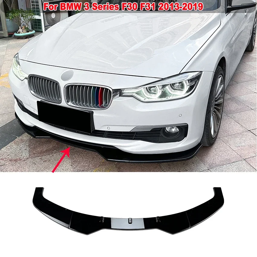 

Diffuser For BMW 3 Series F30 F31 2013-2019 Front Lower Bumper Lip Spoiler Car Splitter Canards Cover Trim Body Kit Cover Trim