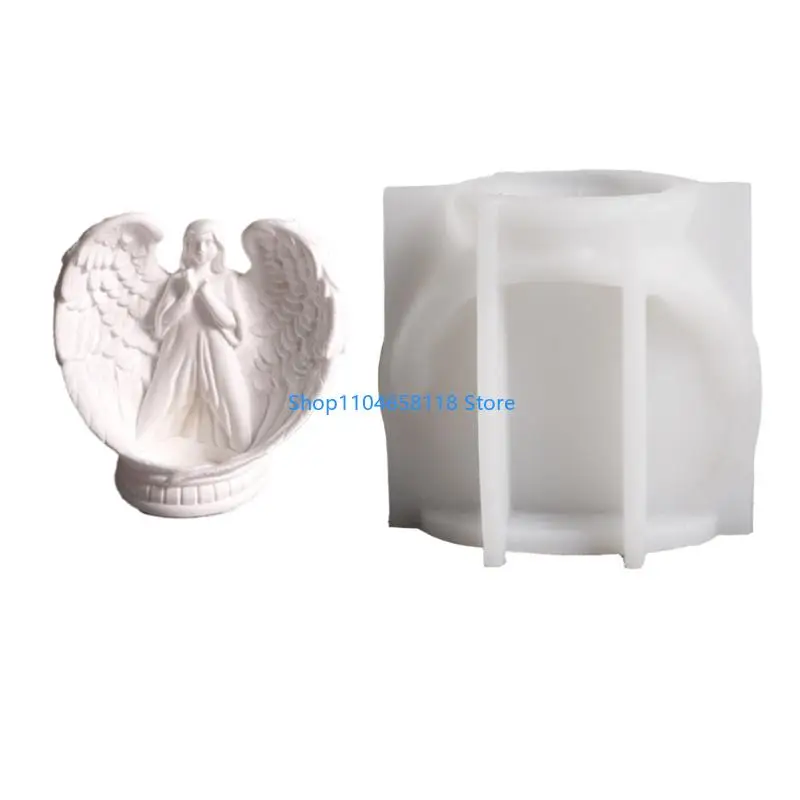 

Artistic Silicone Base Molds Resin Epoxy Molds Angel for Candle