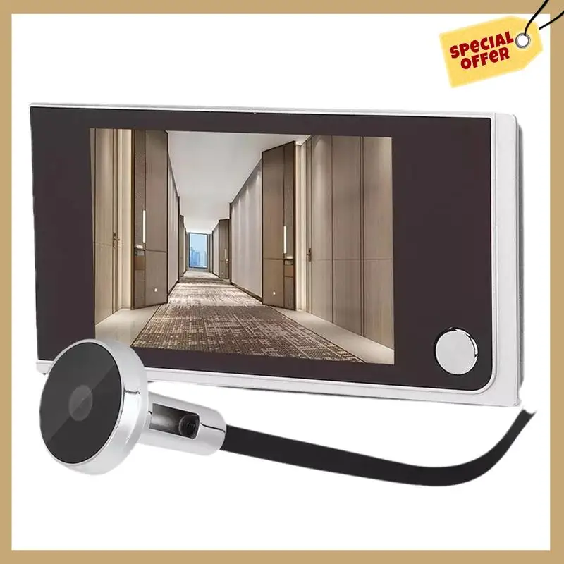 Cámara de timbre de vídeo inteligente inalámbrica, cámara de vigilancia interior, cámara de ojo de gato, monitoreo de puerta antirrobo Visual-WMAN