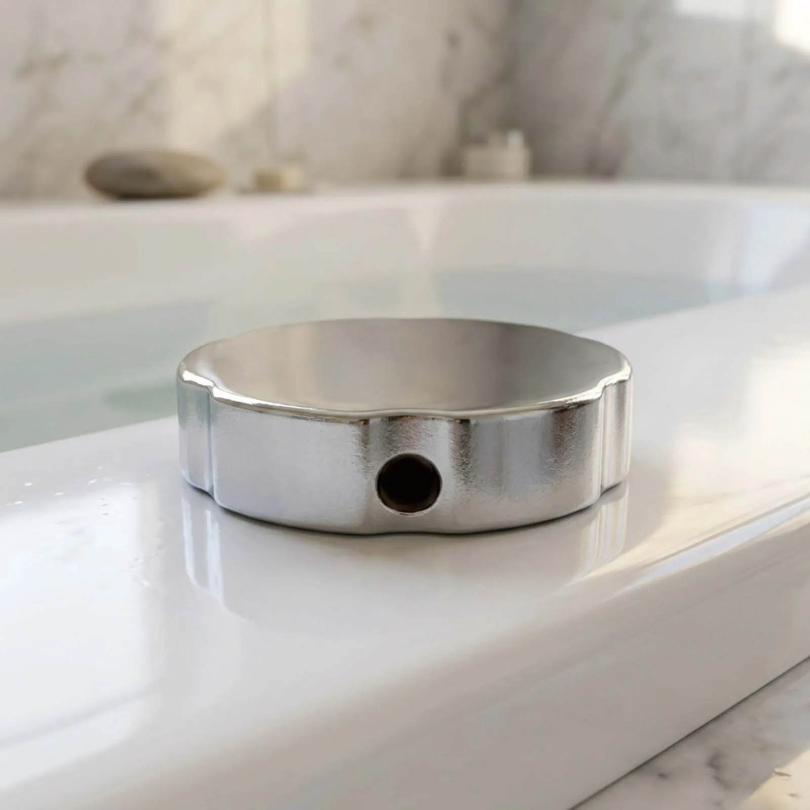 For Easy Operation Overflow Prevention Bathtub Knob Home Renovation Diameter 74mm Bathroom Accessory Stylish Bathroom Accessory