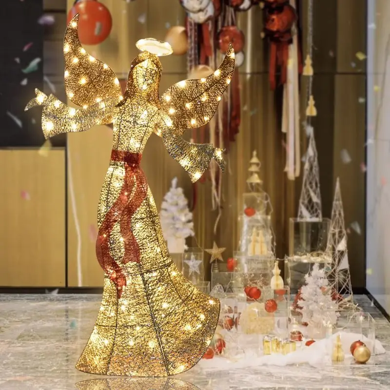 

Christmas decorations indoor and outdoor ornaments angel lights
