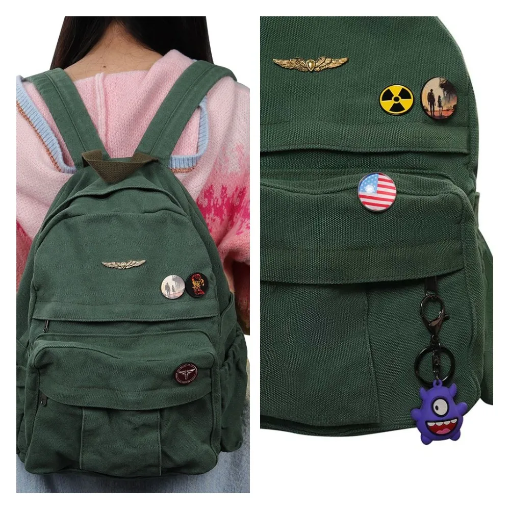 Ellie Cosplay Rucksack Frauen Kostüm Zubehör TV die letzte Rollenspiel Fantasia Halloween Karneval Party Dekor für Verkleidung