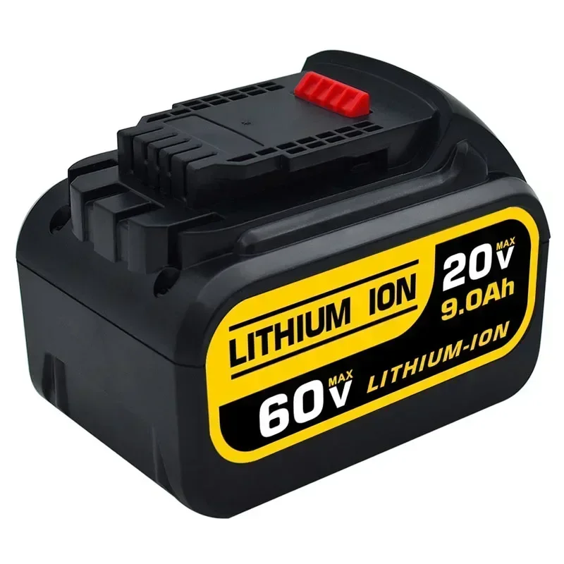 9Ah 20V 60V MAX Ersatzakku für Dewalt 120V DCB606 DCB609 DCB205 DCB204 DCB206 DCB209 Elektrowerkzeuge Lithium-Ionen-Akkus