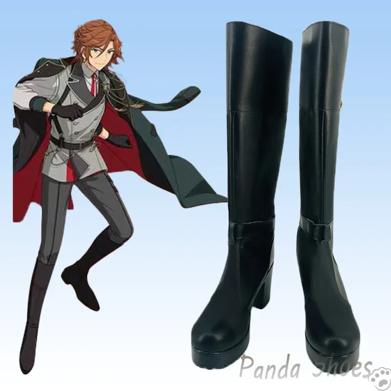 Ensemble Stars Mikejima Madara Cosplay Shoes Anime Game Cos Long Boots ES MaM Cosplay Costume Prop Shoes for Con Halloween Party