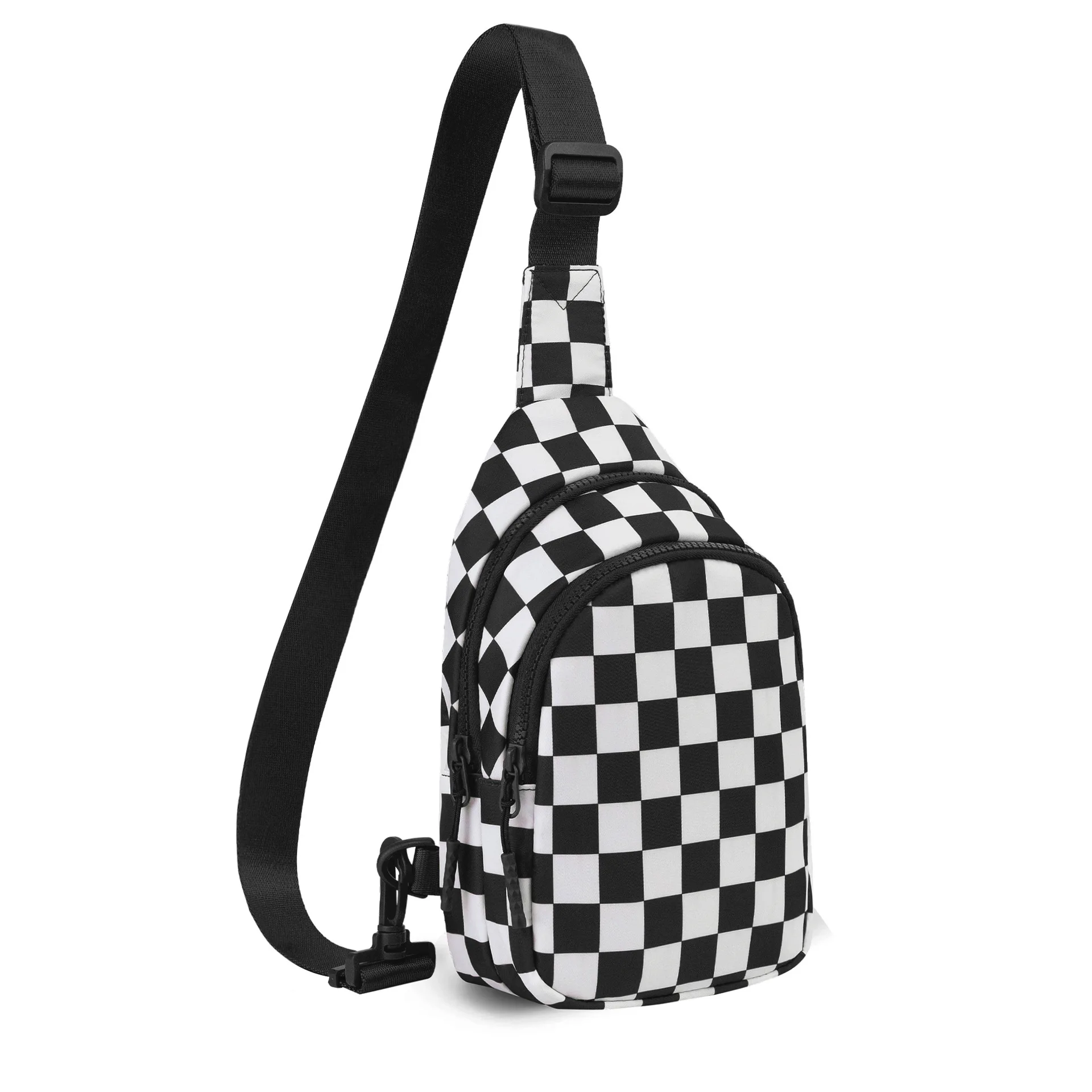 New Casual and Fashionable Versatile Messenger Bag Fanny Pack, Men's and Women's Sports Hiking and Cycling Breast Bag