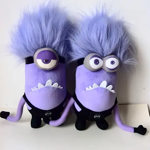 Schöne süße Despicable Me Film Peripherie Little Yellow Man Plüschpuppe Anime Purple Minions Peluche Stofftier Weihnachten Kind Geschenk