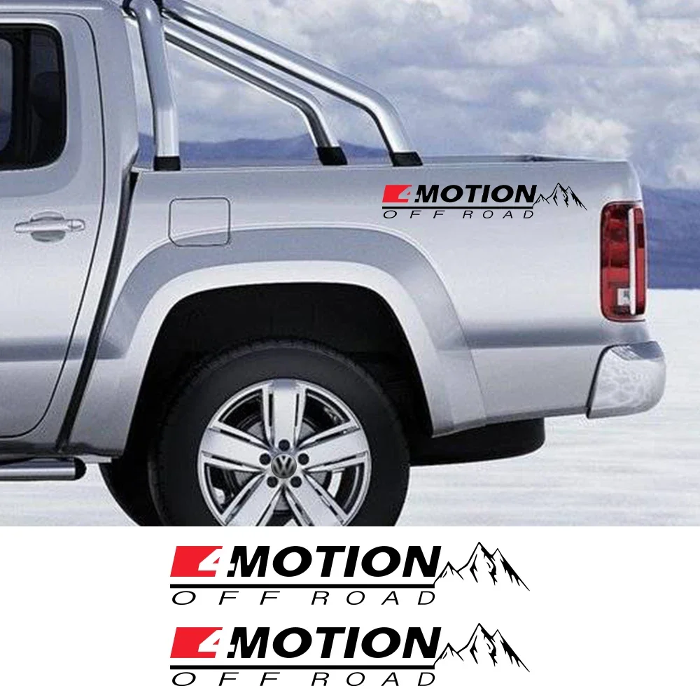 Pegatina de coche para camioneta, decoración lateral todoterreno, pegatina para Volkswagen VW Amarok V6 4Motion Tdi Truck, cubierta de vinilo, accesorios para automóviles