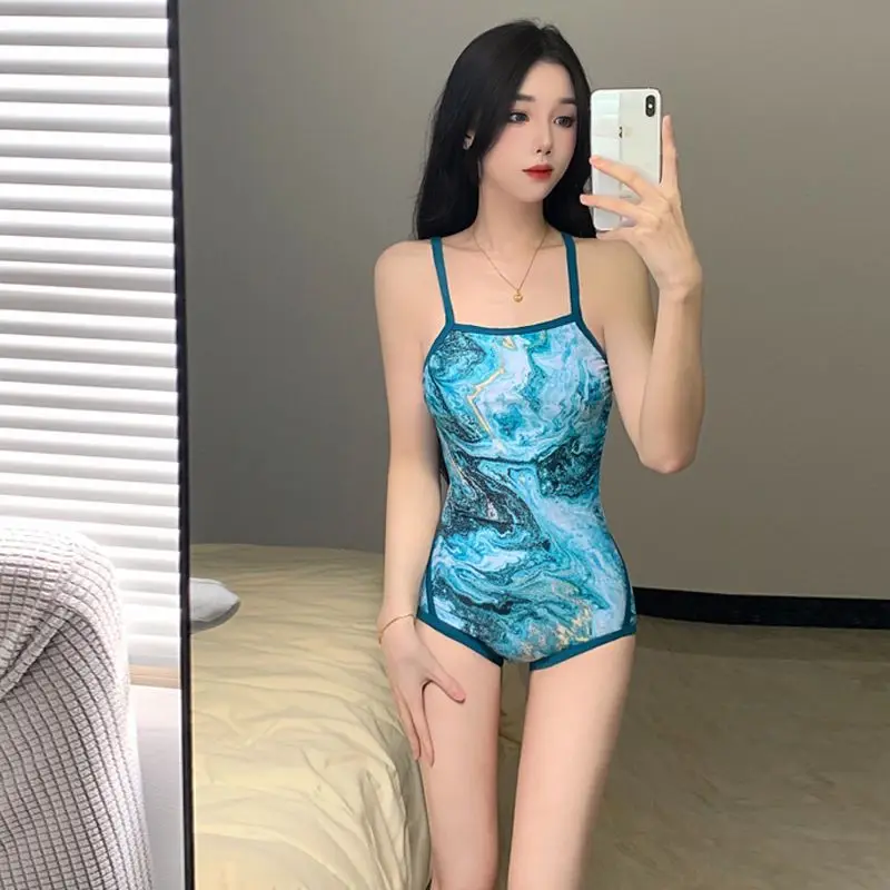 

Ретро-купальник-монокини для женщин: корректирующий, для горячих источников, профессиональный, для соревнований, премиум-класса, женская модель