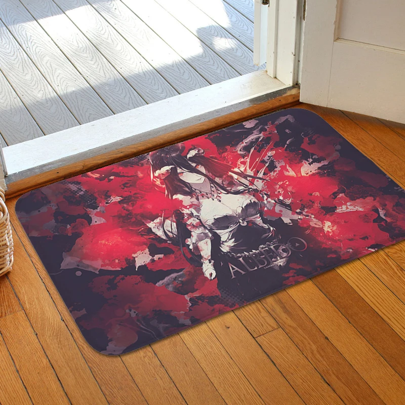 Main Door Entry Mat Slip-resistant G-Albedo Overlord Room Floor Carpet Kitchen Porch Foot Mat Non-slip Doormat Bedroom Rug Home