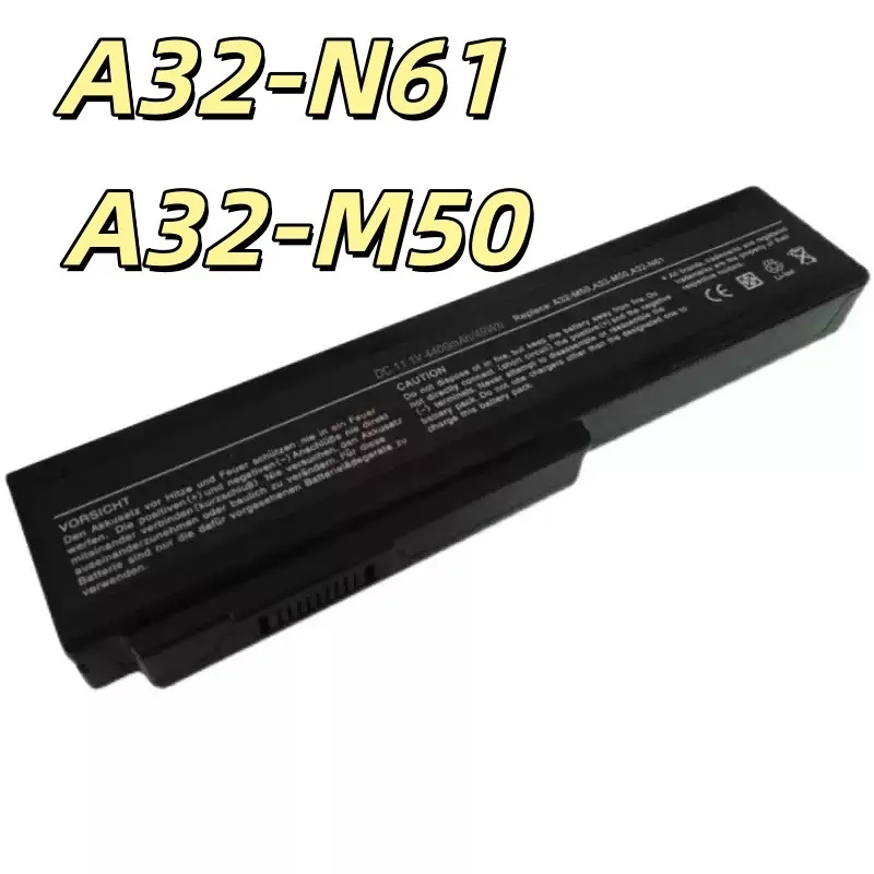 Replacement battery A32-N61 A32-M50 11.1V 5200mAh for M50Sa G50 X55 M60J N53 M70 M60 N43S N53S N43JF N43JM M60V Laptop battery