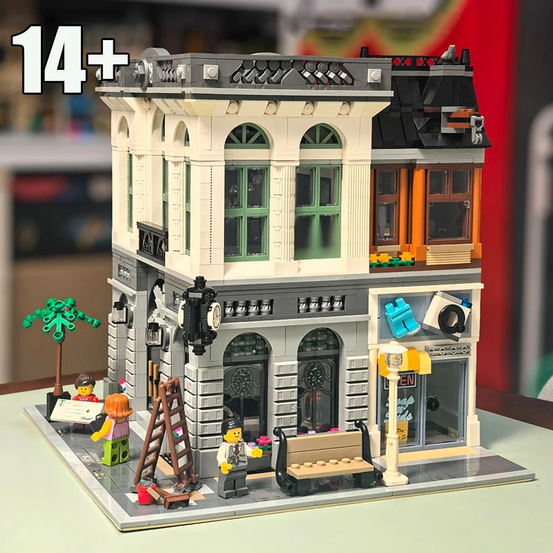 

10251 креативная серия, модель кирпича, банковская головоломка, сборка строительных блоков для взрослых и детей, игрушка, подарок на день рождения, 2380 шт.