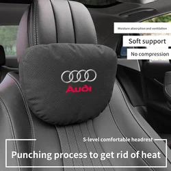 Car Headrest Neck Support Seat Lumbar Cushion Neck Pillow For Audi A1 A3 A4 A5 A6 A7 A8 S3 S4 S5 S6 Q3 Q5 Q7 Q8 RS3 RS4 RS5 SQ5