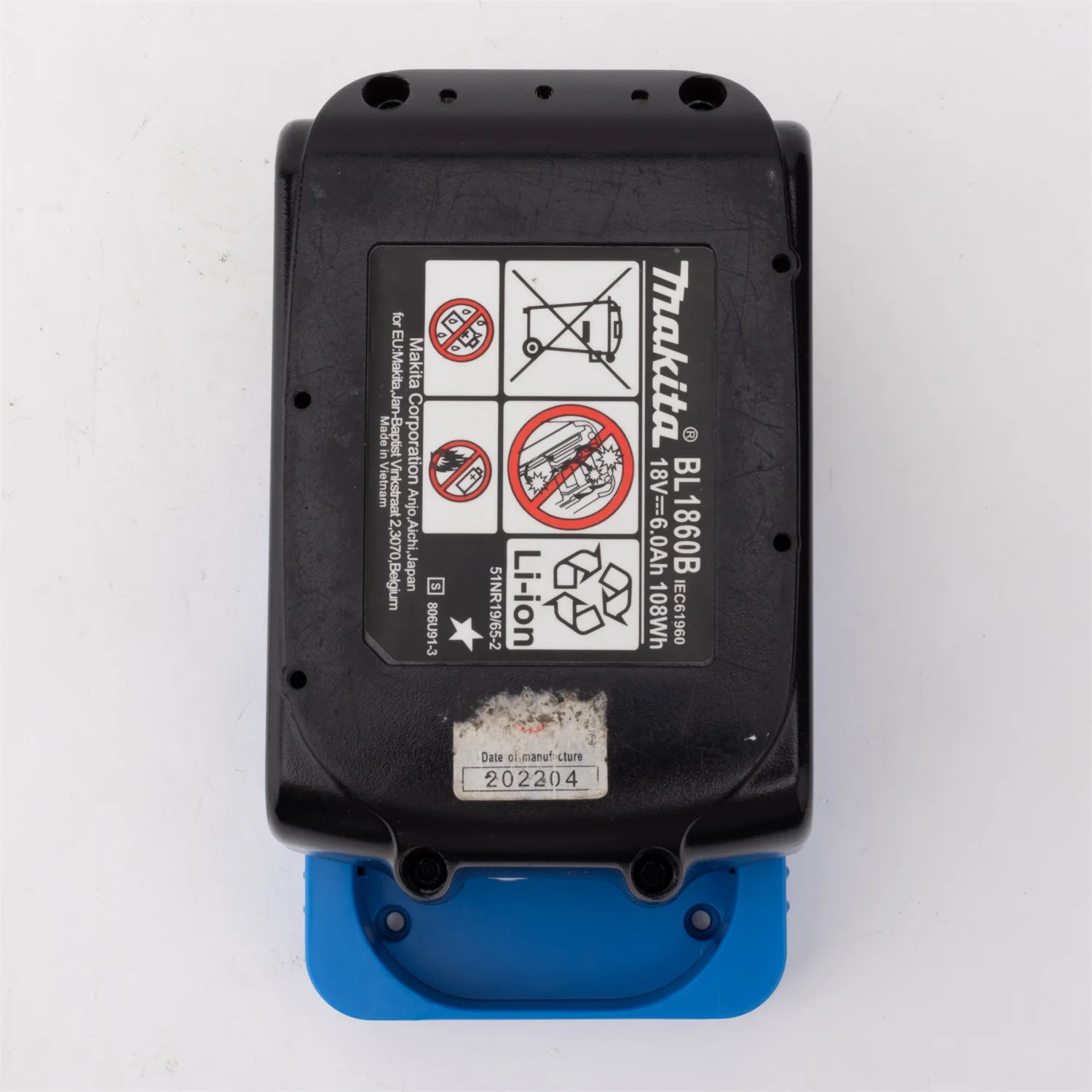 

3 шт. для Makita 18 В, серия литиевых батарей, портативный настенный держатель для док-станции, подставка, инструмент и 3 винты (батарея в комплект не входит)