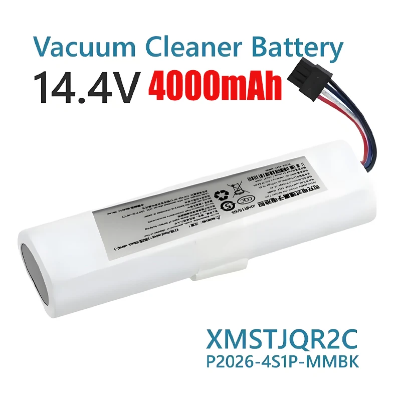 

Для вакуумной швабры 2C XMSTJQR2C/Xiaomi Trover Robot LDS Vacuum Mop Finder RLS3 Батарея для пылесоса P2026-4S1P-MMBK 14,4 В 3500 мАч