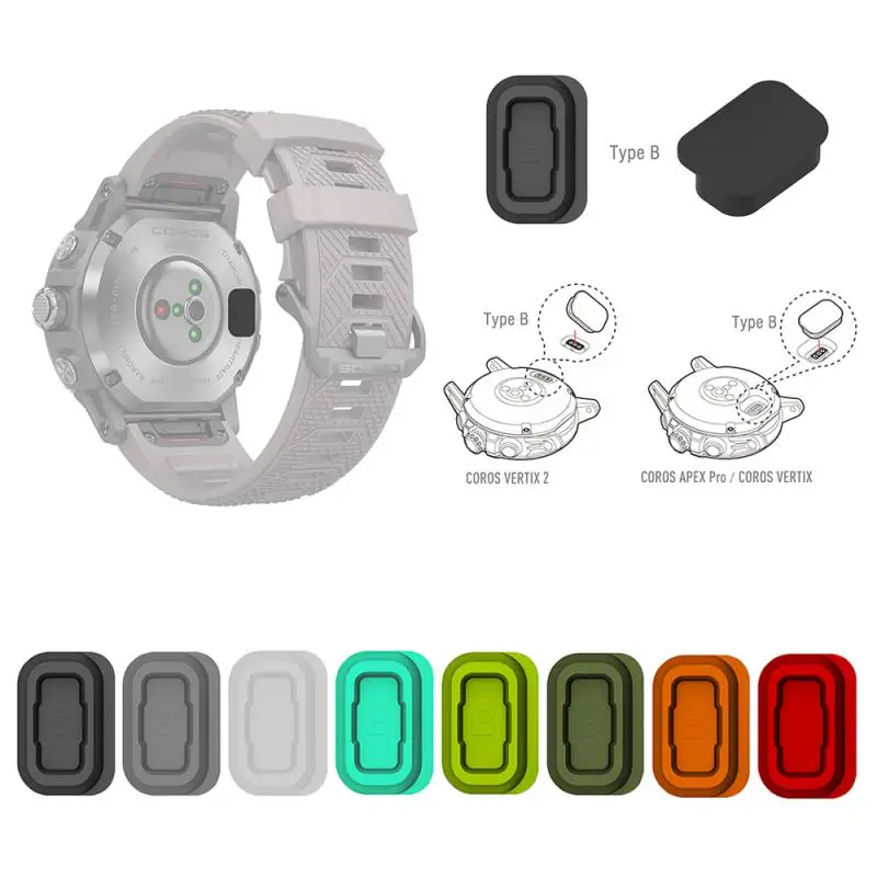 먼지 플러그 커버 캡, Coros APEX 42mm, 46mm, Coros PACE 2 Coros APEX Pro Coros Vertix/Vertix 2 액세서리, 1 개