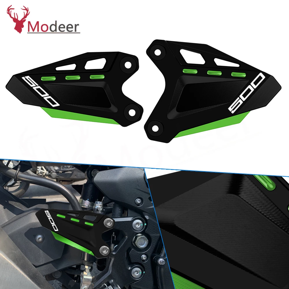 

Для Kawasaki N inja400 N-INJA 400 N inja 500 N-INJA 500 украшение для мотоцикла с ЧПУ, подножка, защита пятки, защита пластины для задней установки