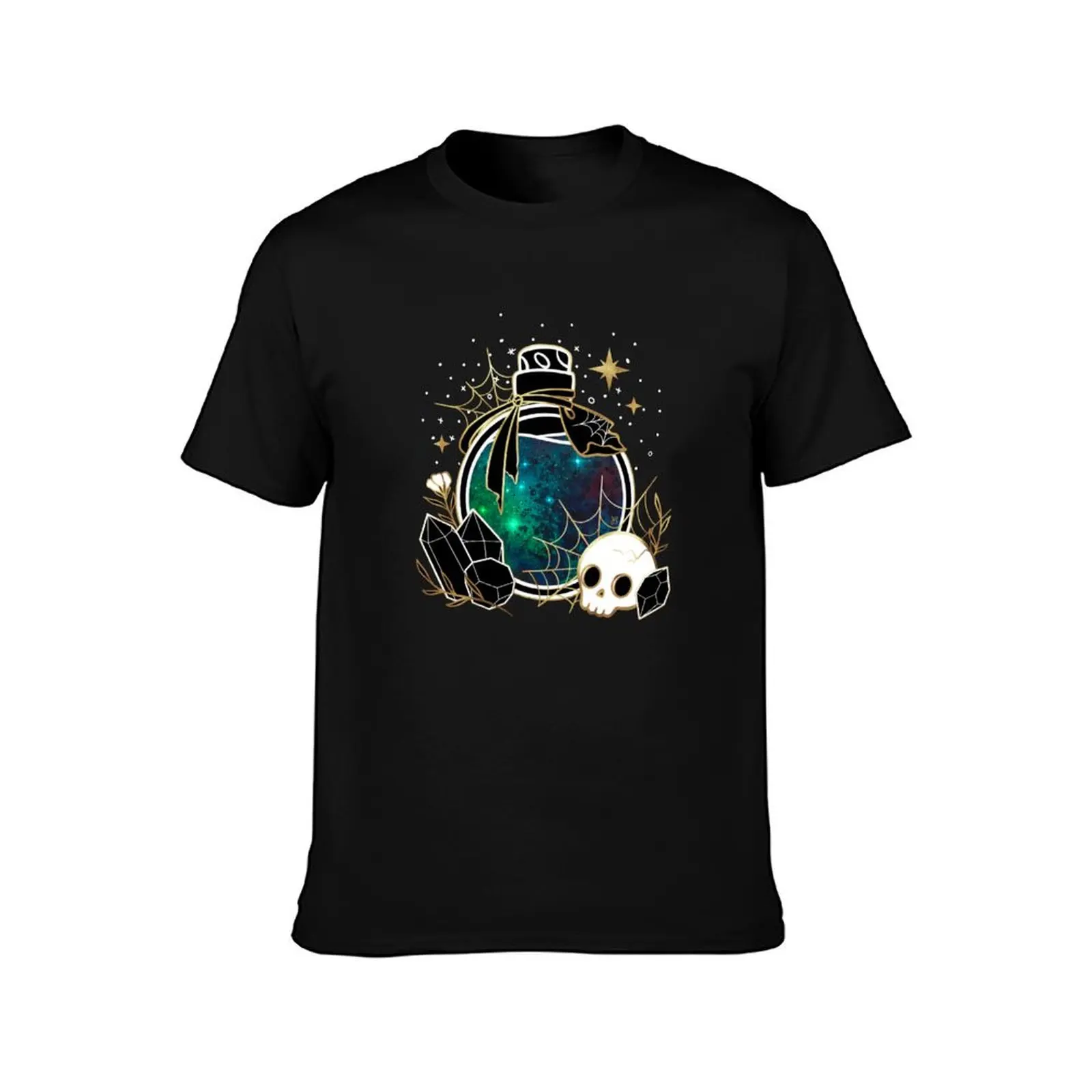 Mysterious Potion Bottle T-Shirt Casual Loose Daily Wear T-Shirt