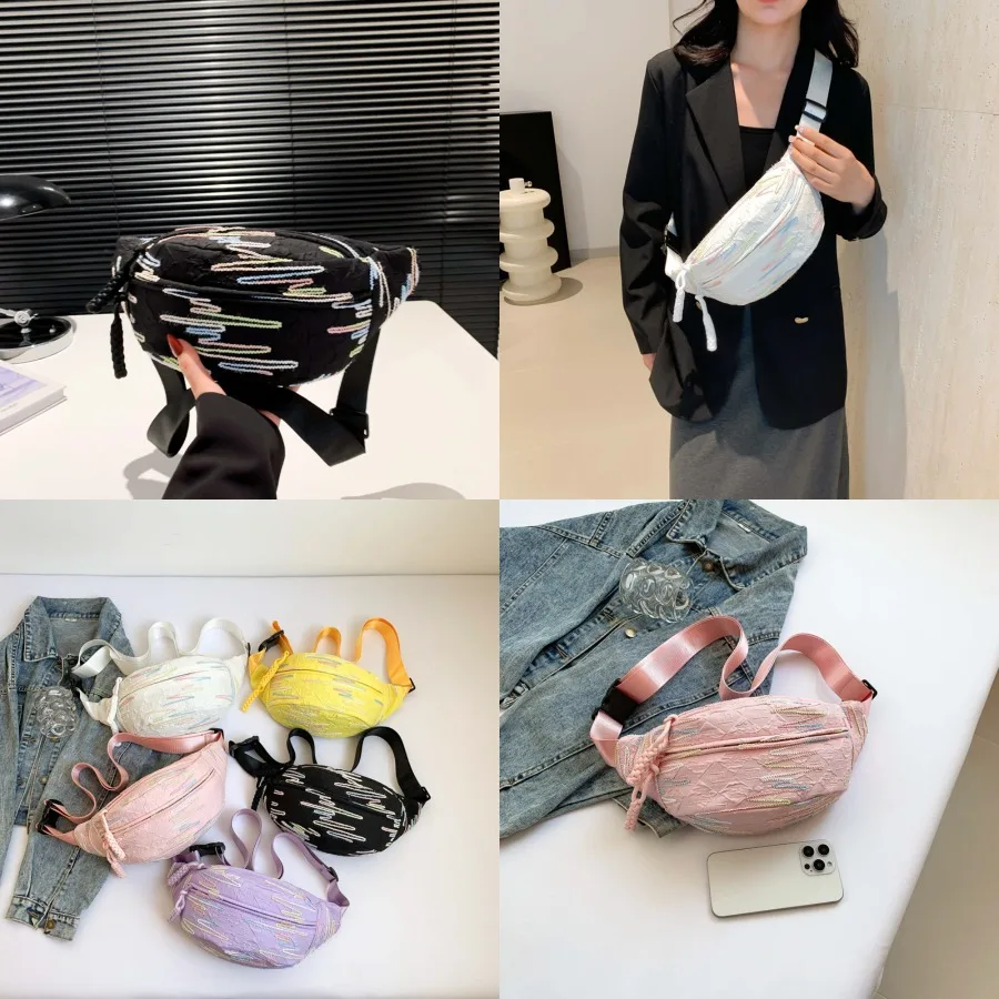 

【Новый стиль】Повседневная женская нагрудная сумка, сумка-ветровка, женская сумка через плечо, спортивная универсальная поясная сумка для студентов, новый стиль