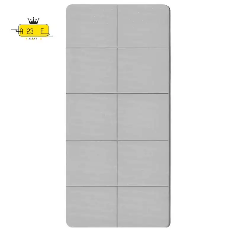 

A23E-Экологичный коврик для йоги из ТПЭ, складной, двусторонний, нескользящая поверхность, идеально подходит для путешествий, пилатеса и тренировок на полу