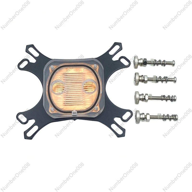 SCOOL Computer CPU Water Cooling Block Multi-Platform Universal Multi-Bracket Compatible Efficient Heat Dissipation
