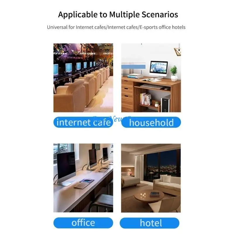 

20CE External PC Power Button Desktop Computer ON OFF Button Different Power Control Experience USB3.0 for Data Transfer