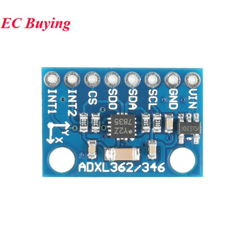 Módulo de aceleração do sensor de gravidade digital de 3 eixos ADXL346 GY-346 substitui módulo ADXL345 interface I2C SPI IIC