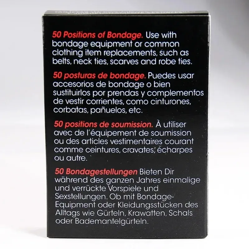 영어 성적 위치 카드 – 침실 명령이 포함된 롤플레잉 성인 게임, 커플을 위한 18세 이상 에로틱 장난감