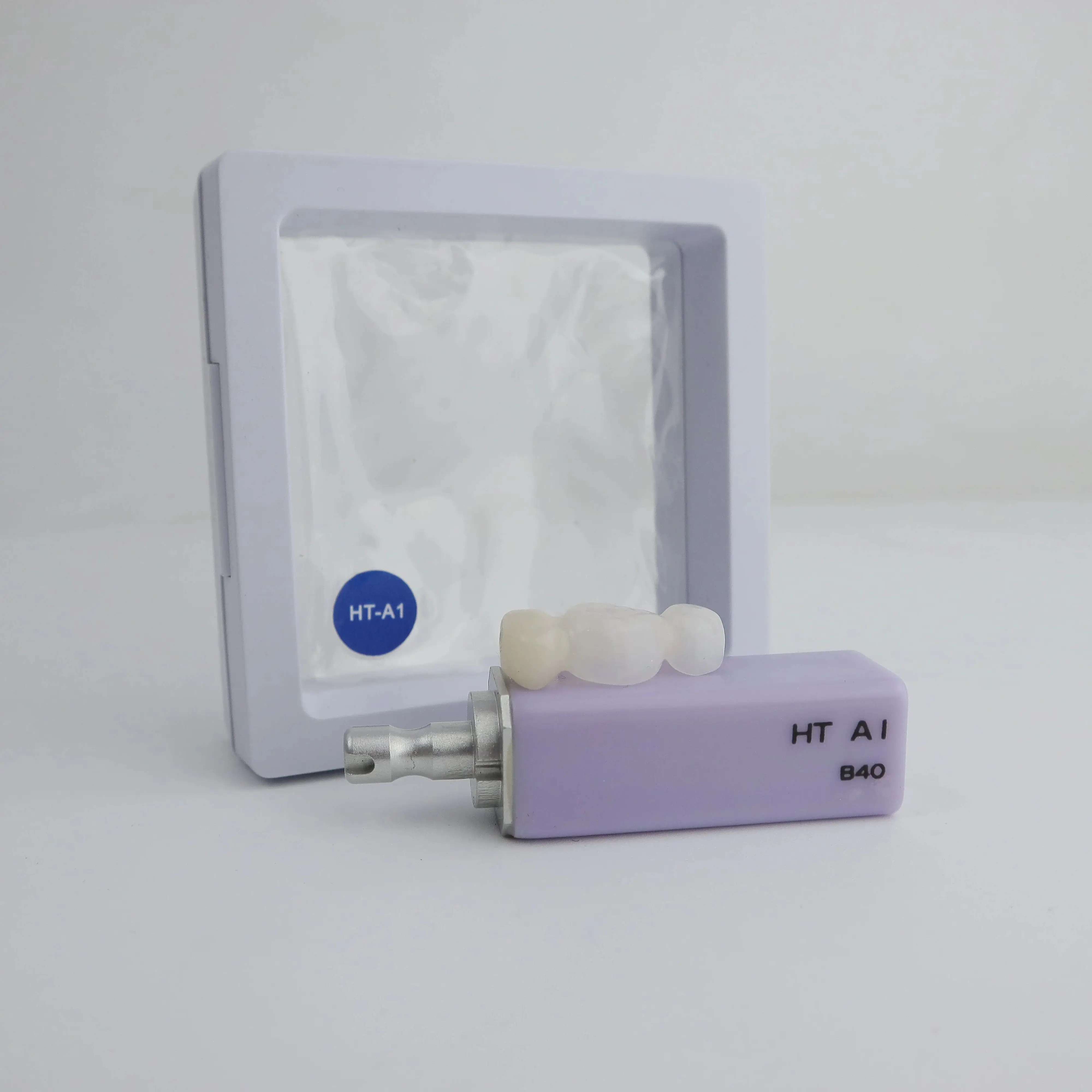 

Deatal Metarial B40 40-15-15 Lithium Disilicate Blocks LT/HT Dental Lab Glass Ceramic for CAD CAM Block 3 Pieces