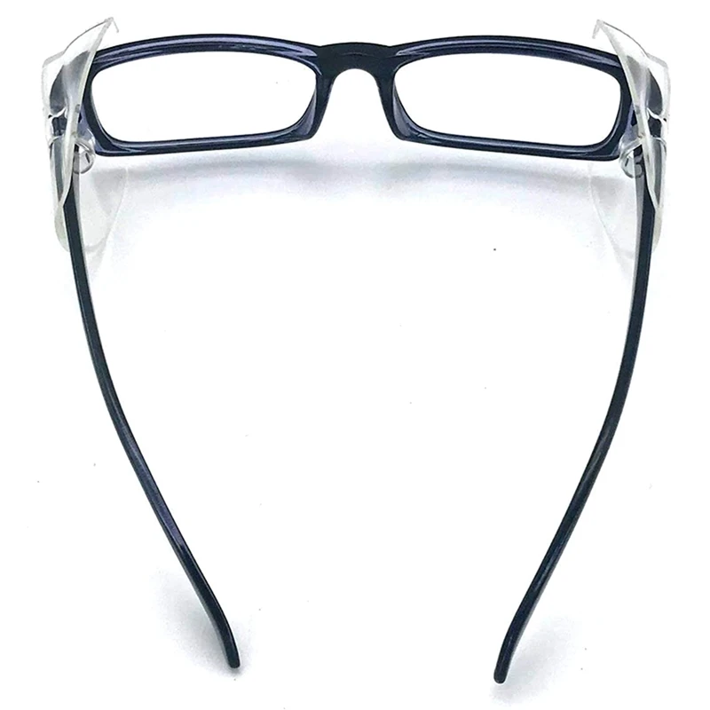 GTBL 48 Pairs Safety Eye Glasses Side, Slip On Clear Side Shield For Safety Glasses- Fits Most Eyeglasses(M-L)