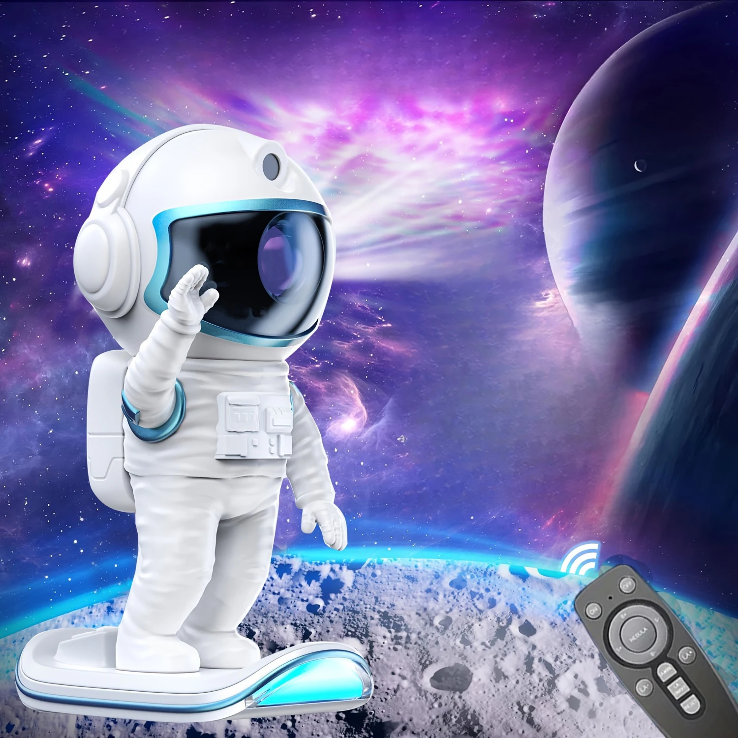 Astronaut Space Projector Starry Nebula Ceiling LED  Star Projector Galaxy Night Light Night Lamp for Home Decorative