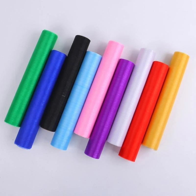 

652F 1 Roll Flower Wrapping Gauze Yarn DIYs Scrapbooking Decoration Wedding Birthday Party Accessory for Florist Supplies