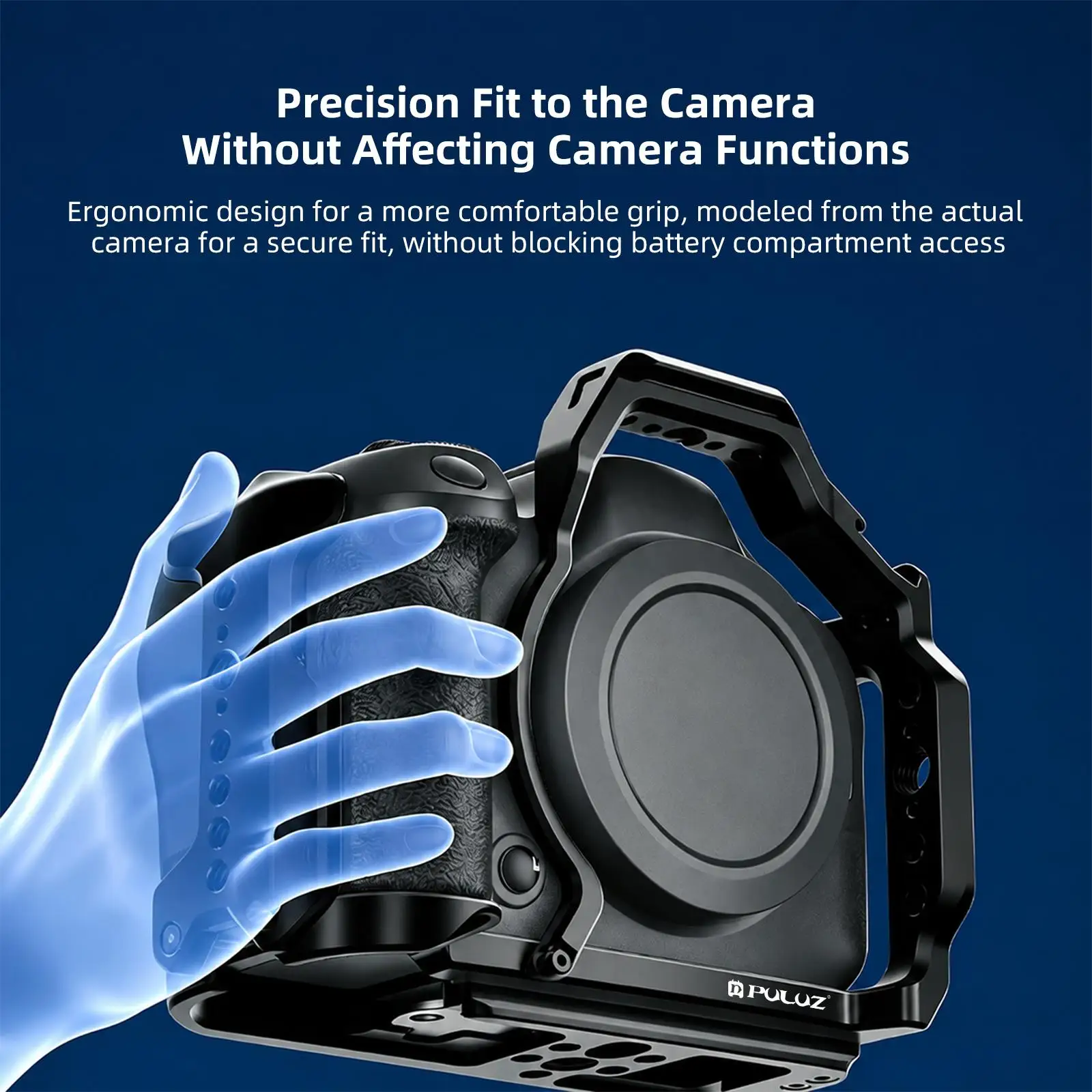 Für Canon EOS R6 III PULUZ Live-Streaming-Kamerakäfig Aluminium-Erweiterungsrahmen für Canon EOS R6 III – Detail 11