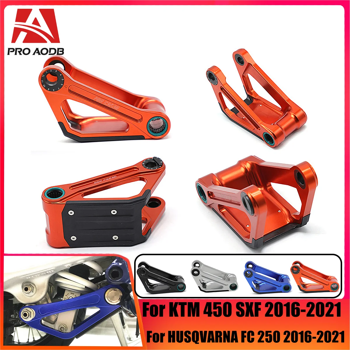 Motorcycle Rear Lowering Kit Lower Link Adjustable For KTM SX SXF XC XC-F 125 250 350 450 For HUSQVARNA FC TC FE TE FX 2012-2021