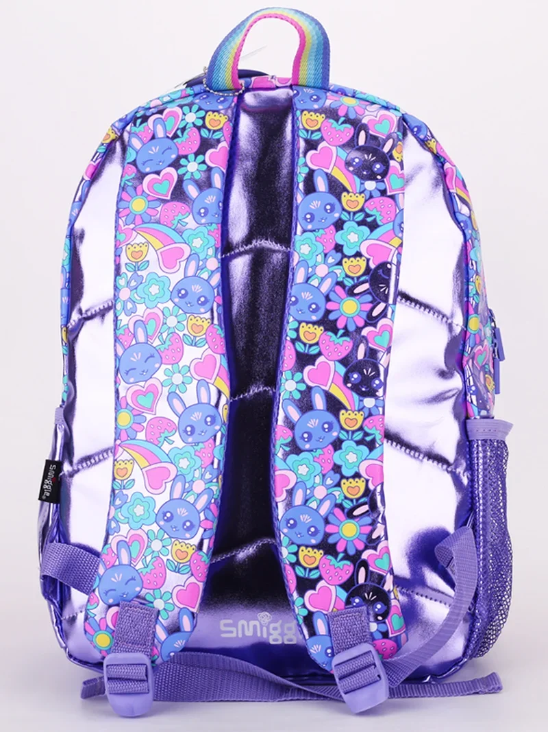 Australian Schoolbag Smiggle Purple Rabbit Choolbag Primary School Student Shoulders Lightened Large Capacity Spencil Case Gift