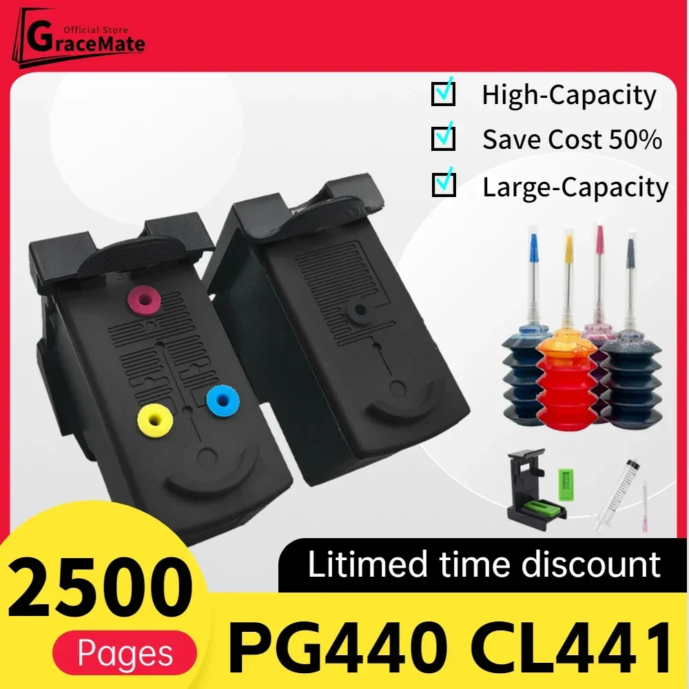 PG440 CL441 Compatible for Canon PG 440 CL 441 for Canon PIXMA MG2140 MG2180 MG3180 MG4180 MG4280 MX394 MX434 MX474 Printer Ink