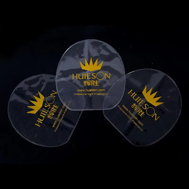 

4pcs Second Transparent Table Tennis Rubber Protection Film For Ping Pong Racket 16.3cm X 15.7cm X 9.5cm