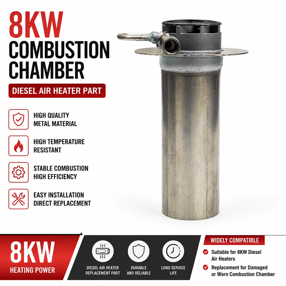 8KW Diesel Heater Combustion Chamber Burner Insert Replacement for Air Heater Repair Parts
