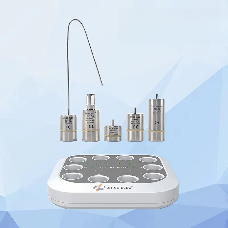 Food Data Verification Software Sterilizer Wireless High Temperature Recorder Probe 0.01C Resolution Recorder