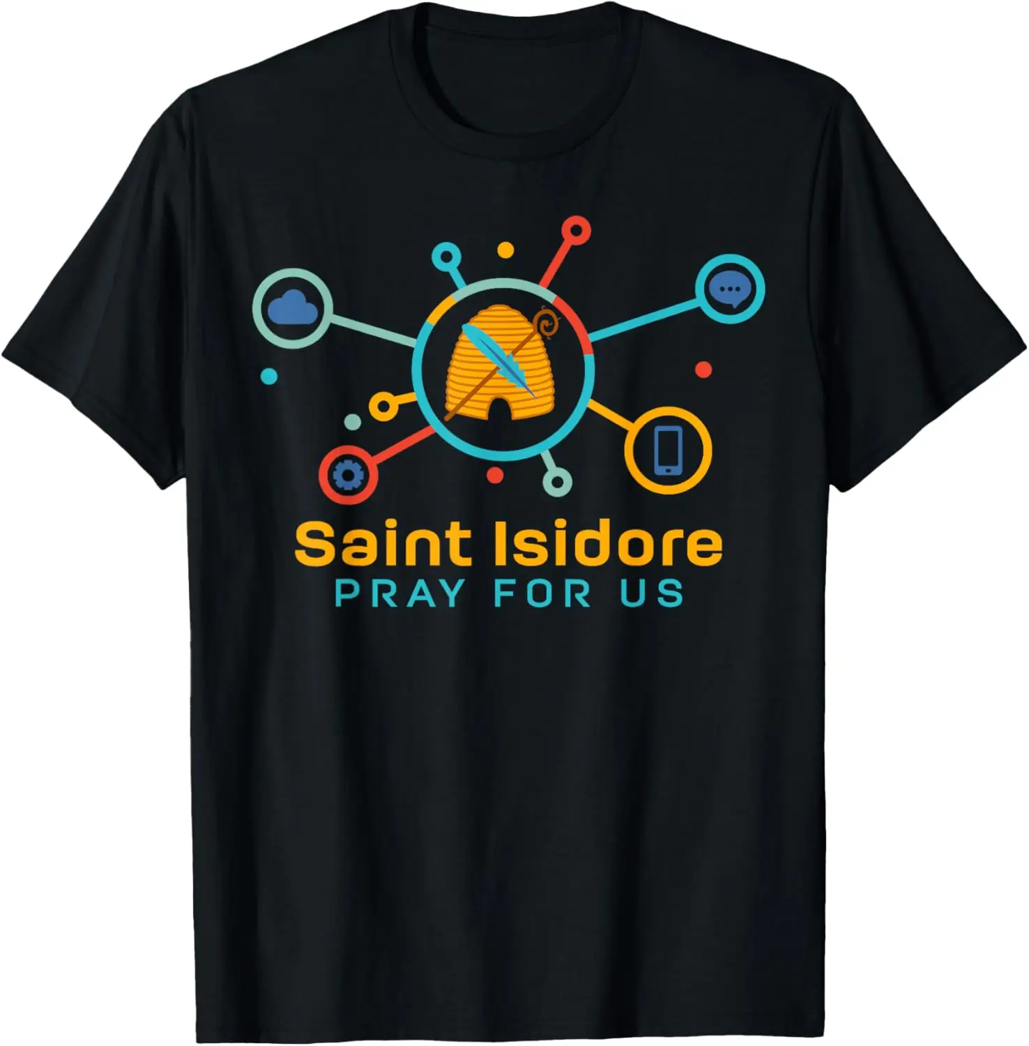 

Футболка St Isidore of Seville Saint Catholic Computer Internet