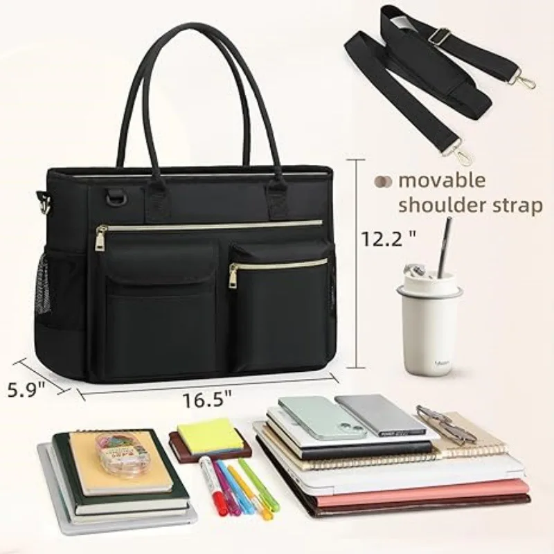 Ladies Laptop Bag 15.6 Inch Work Teacher Handbag Nurse Bag