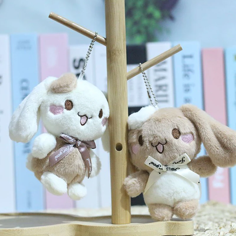 Dessin animé Anime Sanrios Mocha série cannelle peluche poupée jouet pendentif sac à dos tentures décoration cadeaux
