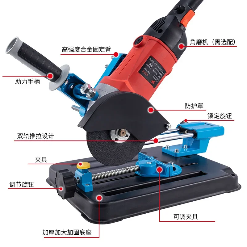 Angle Grinder Stand Multifunctional Lever Grinding Machine Conversion Table Saw Small Cutting Fixed