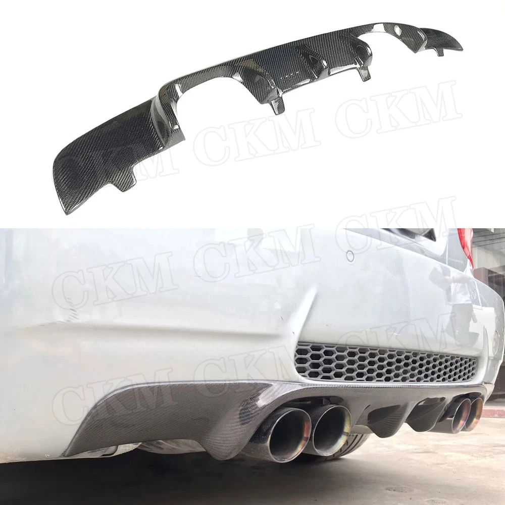 

Carbon Fiber Car Bumper Guard Rear Bumper Lip Diffuser Spoiler For BMW 3 Series E90 M3 2005-2011 Fins Shark Style Skid Plate