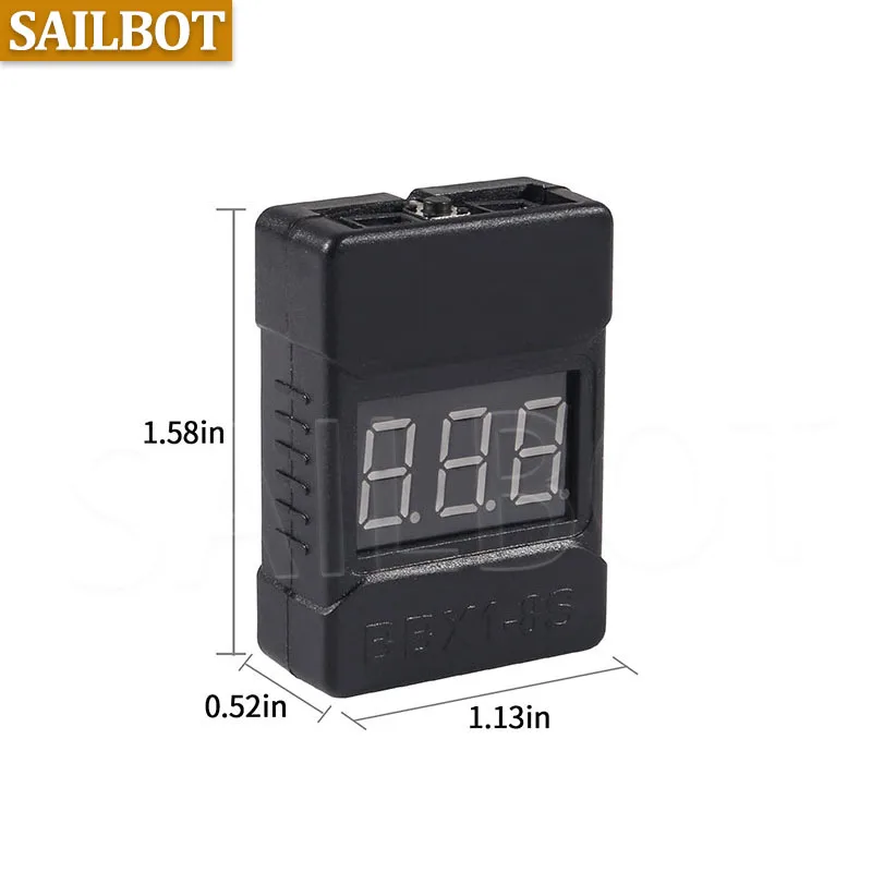 1-10PCS 1-8S BBX1-8S 2IN1 Lipo Batterie Spannung Tester/Niederspannung Summer Alarm/batterie Spannung Checker Dual Lautsprecher