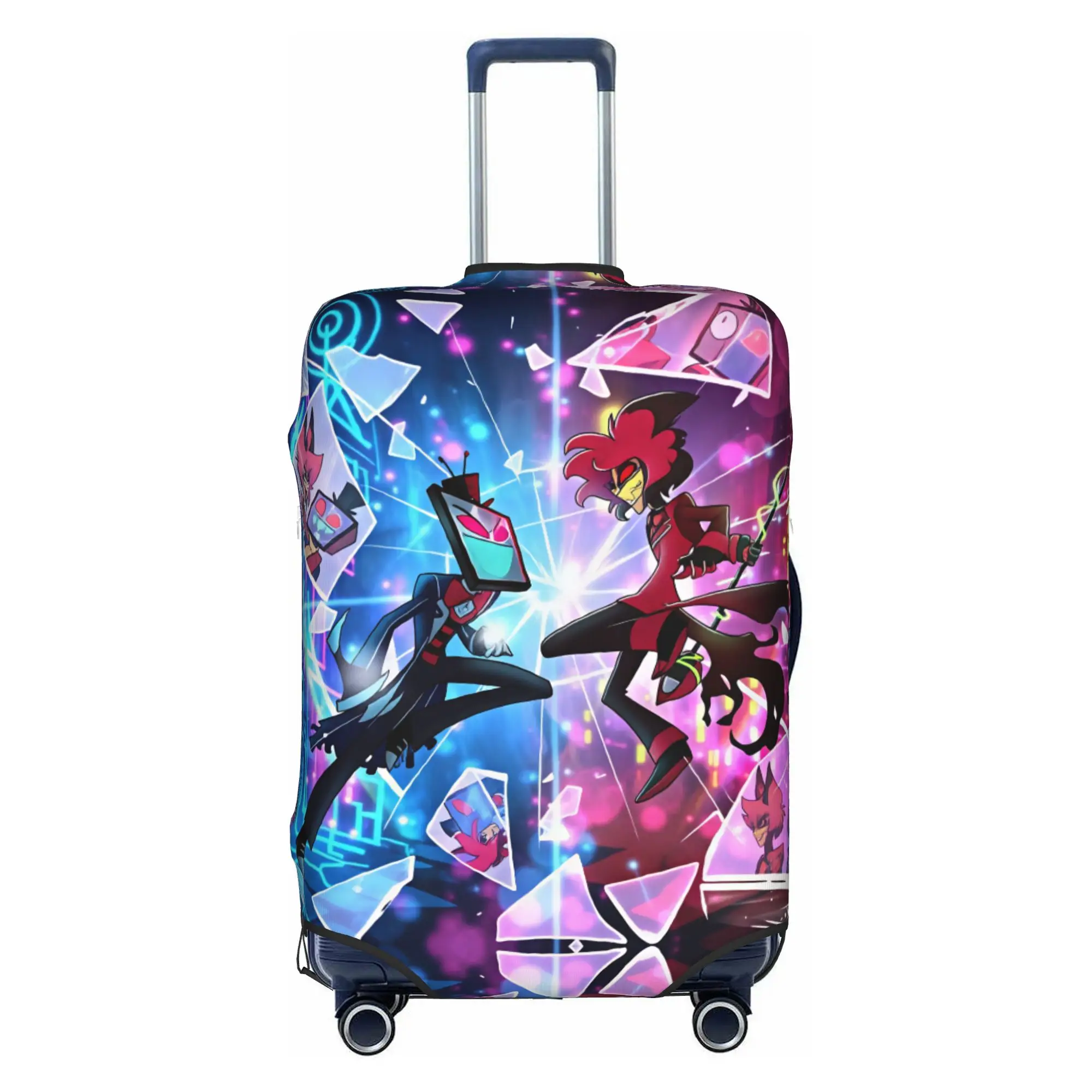 Hazbin Hotels Alastor Demon Vox Suitcase Cover Dust Proof  Luggage Covers Protector for 18-32 inch