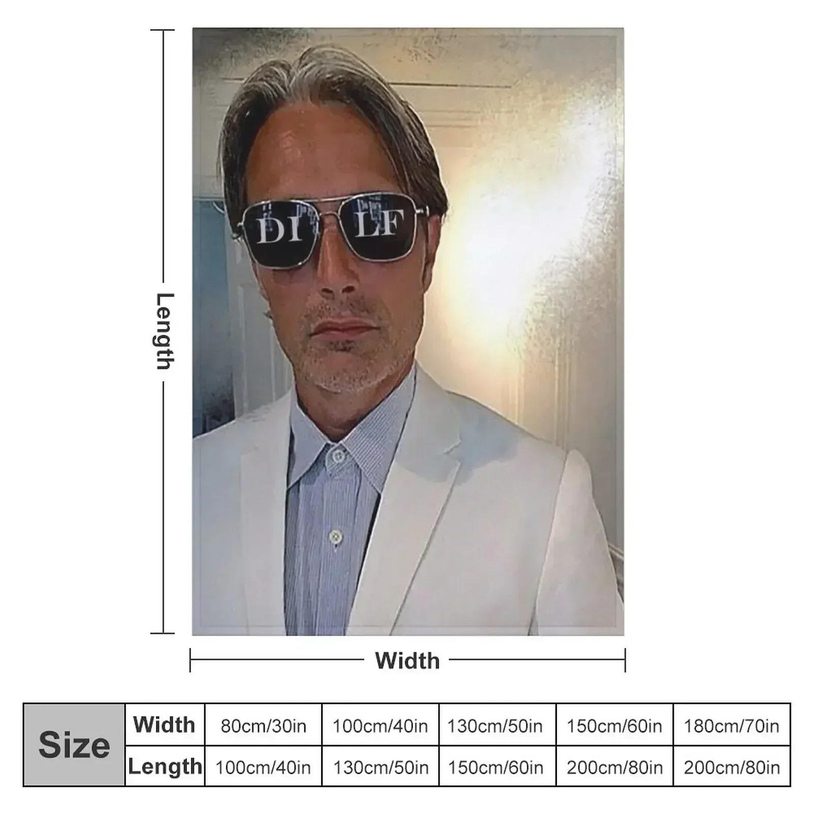 Mads Mikkelsen Throw Blanket Quilt Luxury Thicken Personalized Gift Picnic Blankets For Bed Bed Blankets