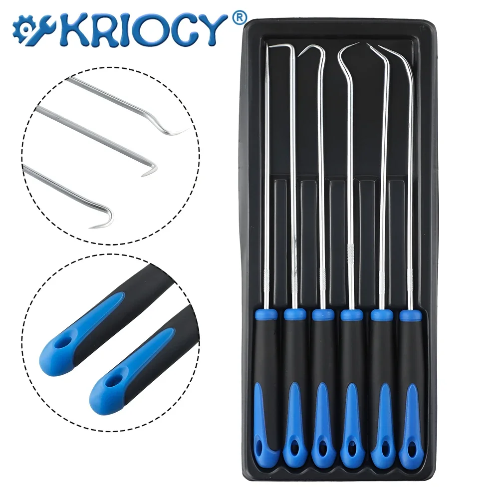 6Pcs/Set Car Auto Vehicle Oil Seal Screwdrivers Set O Ring Gasket Puller Remover Pick Hooks Multifunction Tools Repair Tool