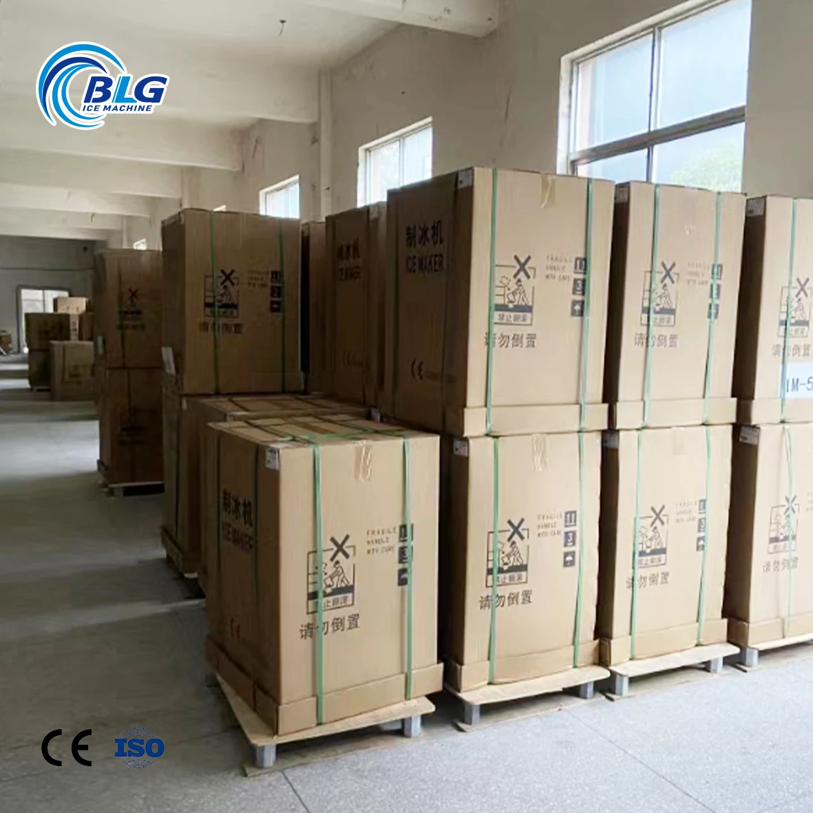 ماكينة صنع مكعبات الثلج عالية الجودة أوتوماتيكية بالكامل 220 فولت 50 كجم 110 رطل موفرة للطاقة لاستخدام البار إنتاج كتلة كريستال باردة #6